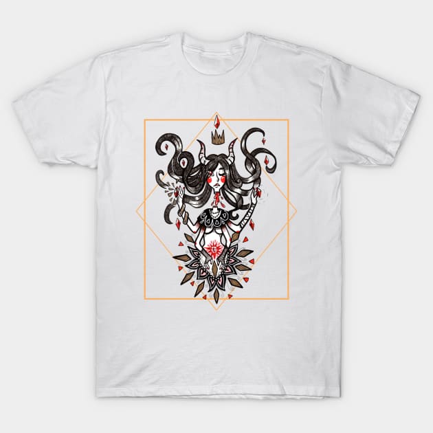 Medusa T-Shirt by LittleGreenHat